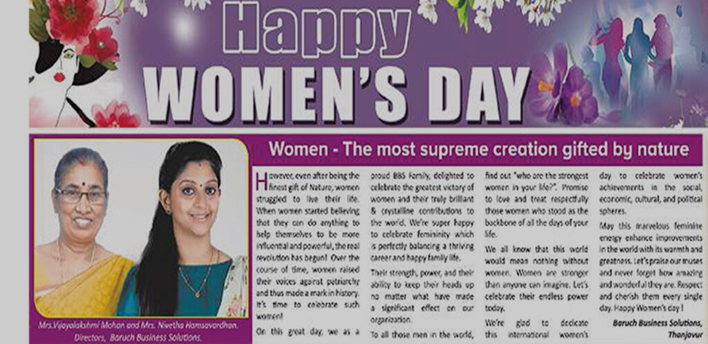 We were glad to celebrate the pillars and the backbone of BBS – Our Women Folks